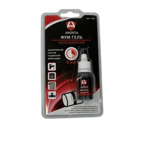 Фиксатор резьбы  6мл неразъемный красный (фум-гель)