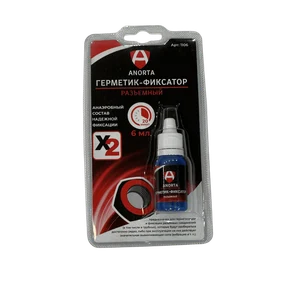 Фиксатор резьбы 6мл разъемный синий герметик